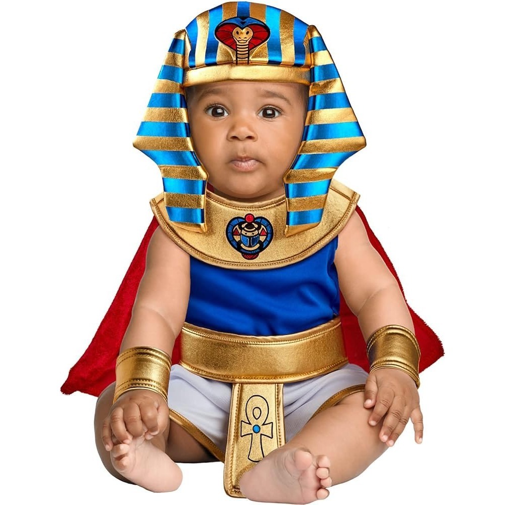 Rubies King Tut Costume Infant 6-12 Months Blue Gold Egyptian Pharaoh Royal - Picture 1 of 6